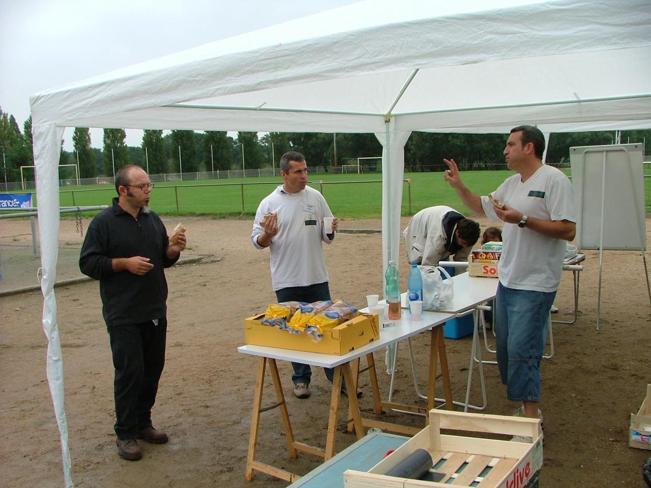 preparatifs du samedi